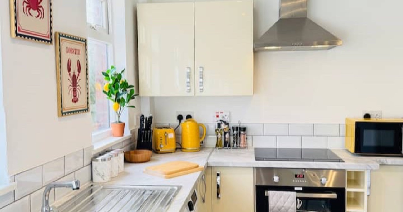 Master bedroom in Warwick house