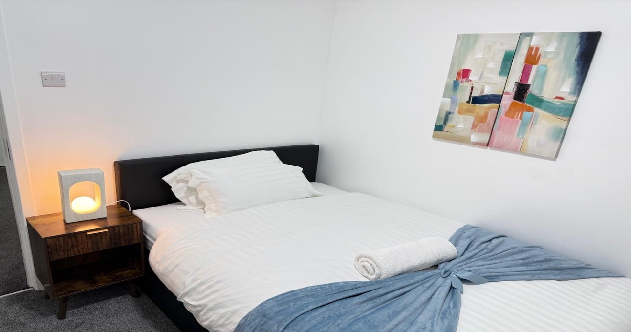 Garden view from Coventry property